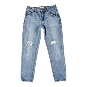 Forever 21 Girls Distressed Light Wash Jeans 9-10 Girl's